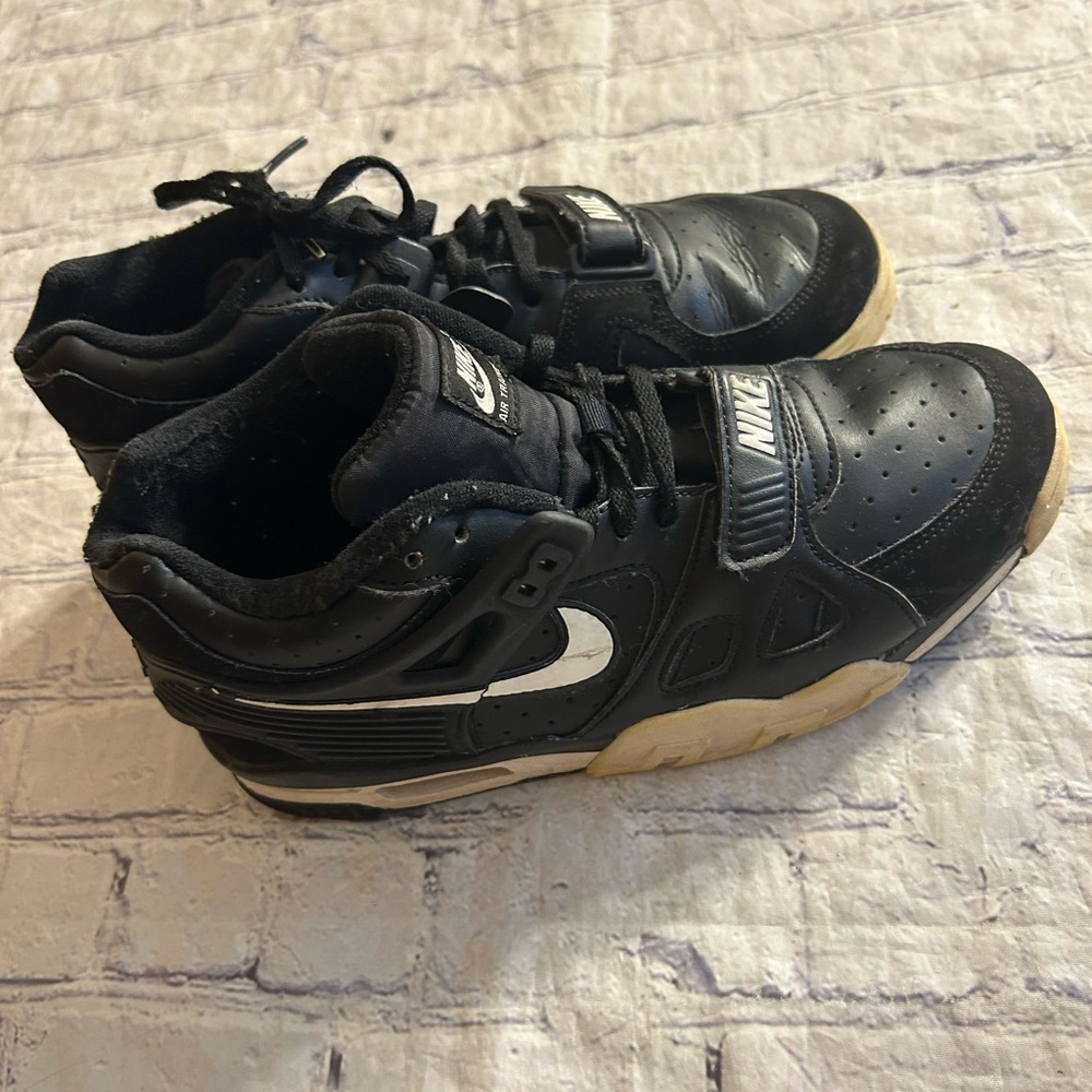 NIKE AIR TRAINER 111 BLACK/WHITE CN9750-001 US SIZE 7Y HIGH TOP SNEAKERS (2020)